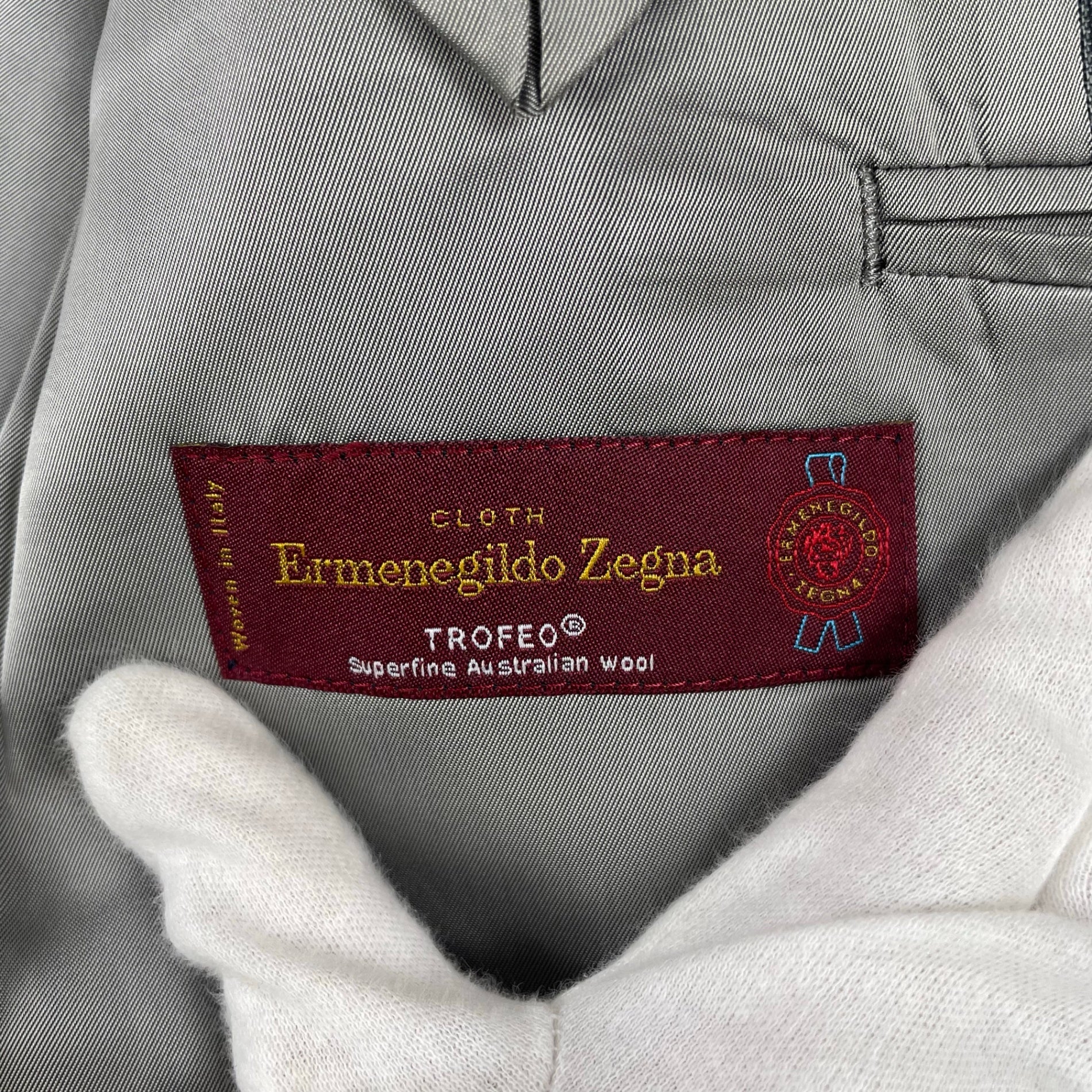 Ermenegildo Zegna エルメネジルドゼニア / TRPFEO セットアップスーツ 百貨店仕立て 本切羽 SIZE:L程度