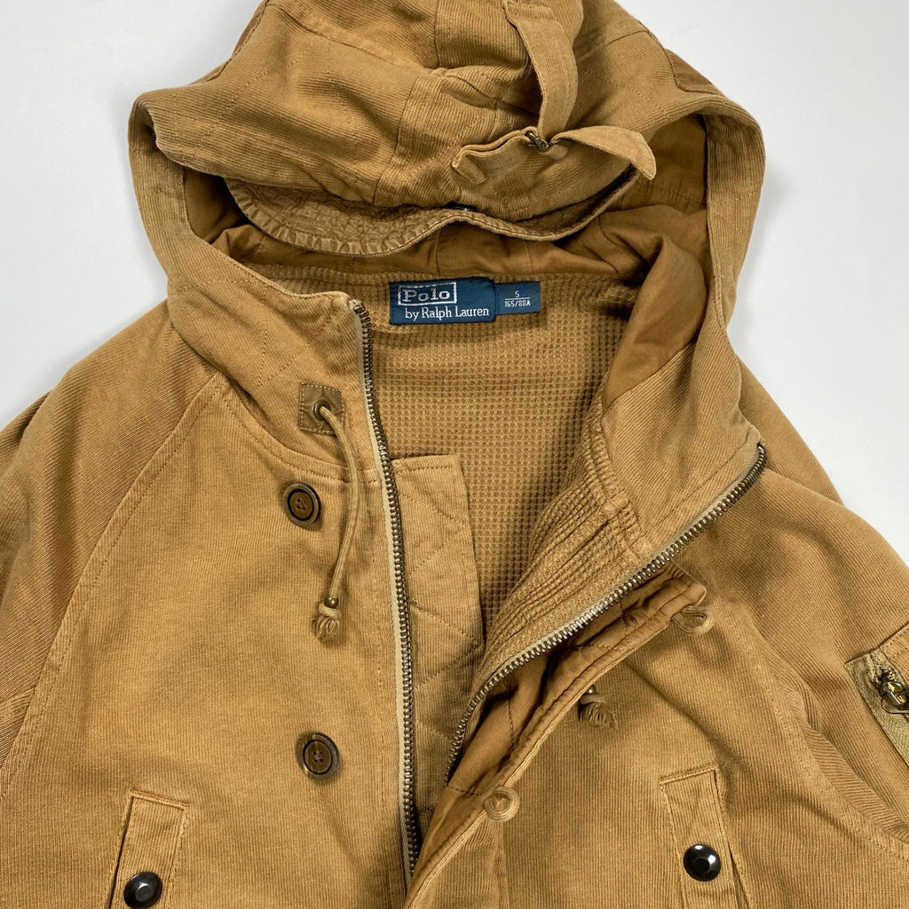 Polo by Ralph Lauren ポロ バイ ラルフローレン / モーターサイクルジャケット N-3B 裏サーマル ブラウン SIZE:S