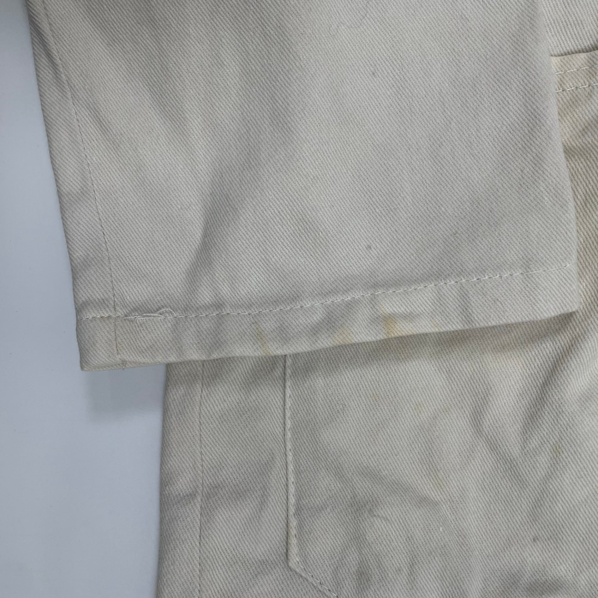 FRENCH MILITARY フランス軍 / 6-70s フレンチホスピタルコート ボルドー病院 SIZE：S-M程度