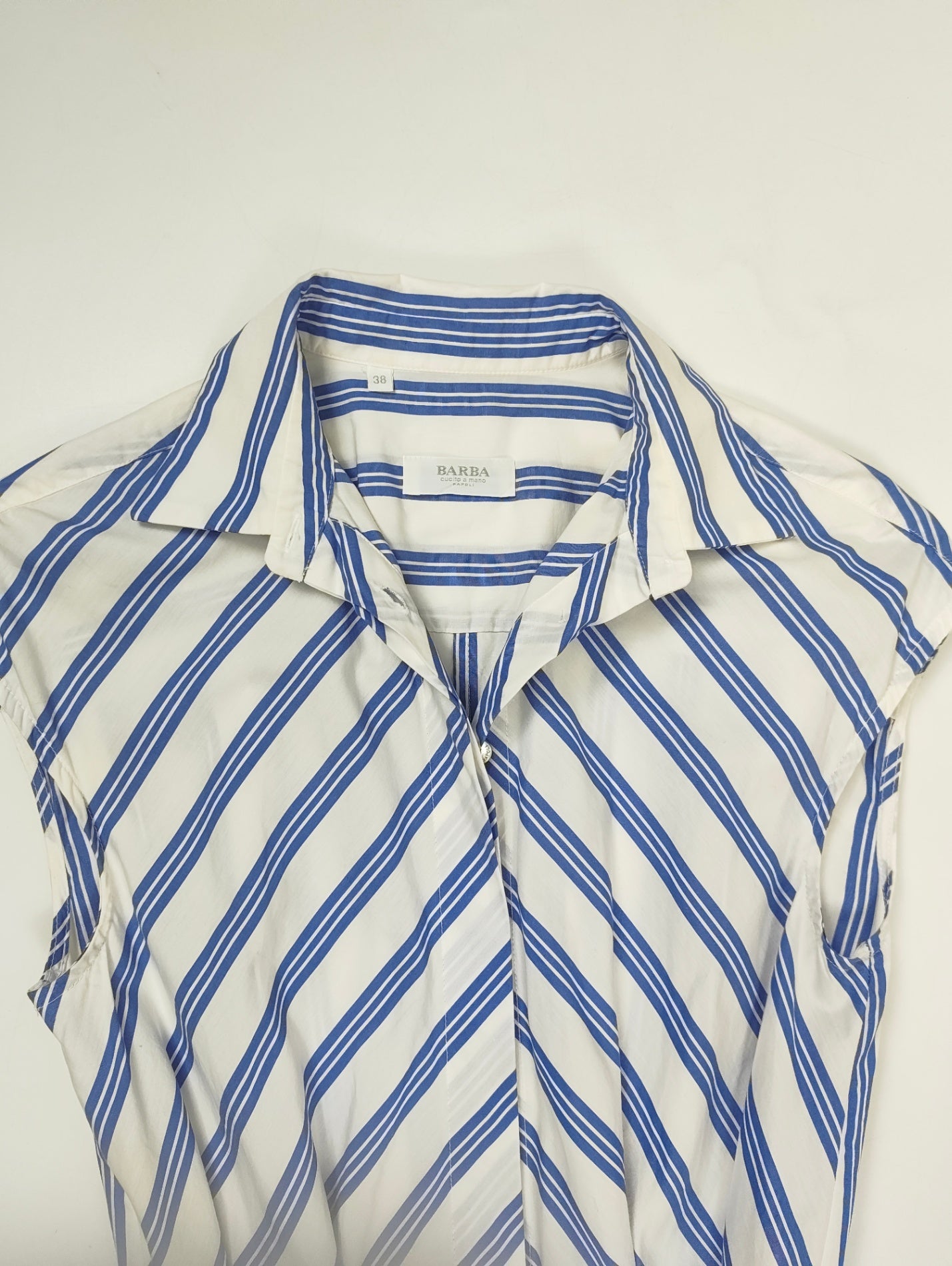 BARBA / ストライプシャツワンピース 参考定価：40,000程度 SIZE：38