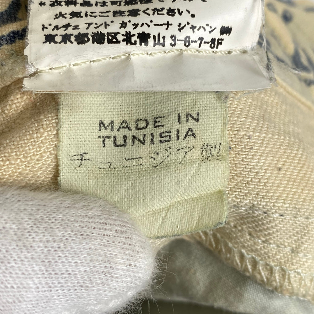 【00sスペシャル】 D&G  DOLCE&GABBANA / ギミック ダブルウエスト デニムパンツ ベルト グランジ Y2K SIZE:W84cm