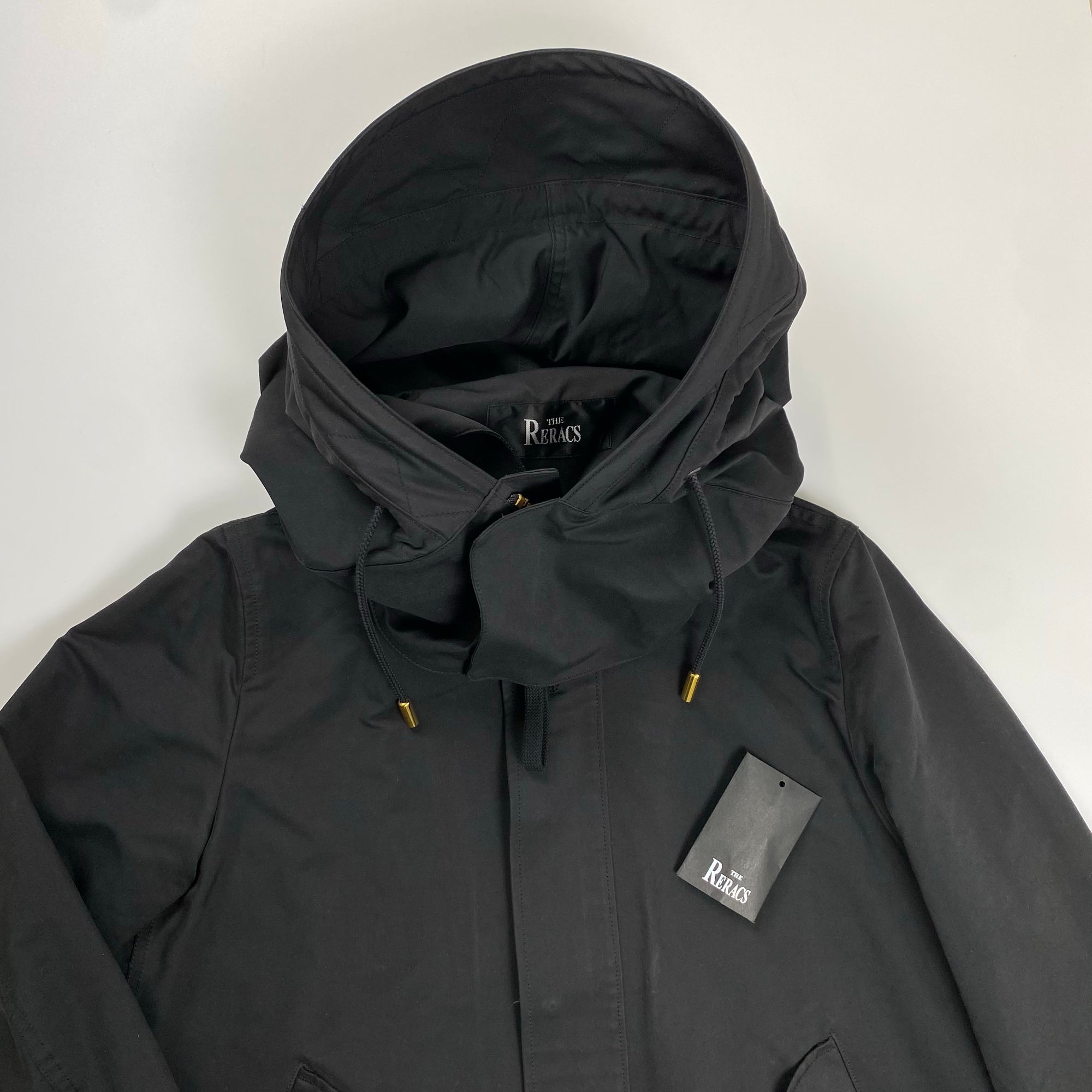 THE RERACS ザ リラクス / ショートモッズコート ブラック 参考定価：60,000程度 SIZE:38