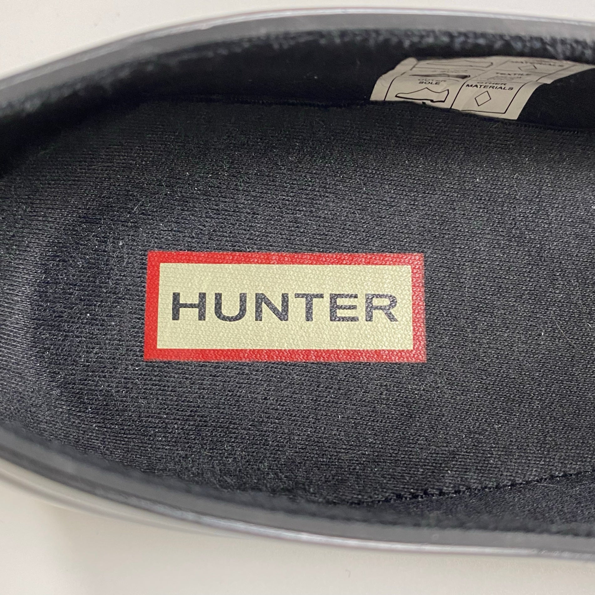 HUNTER ハンター / リボンラバーローファー 極美品 参考定価：17,000+tax SIZE:UK6(25cm)
