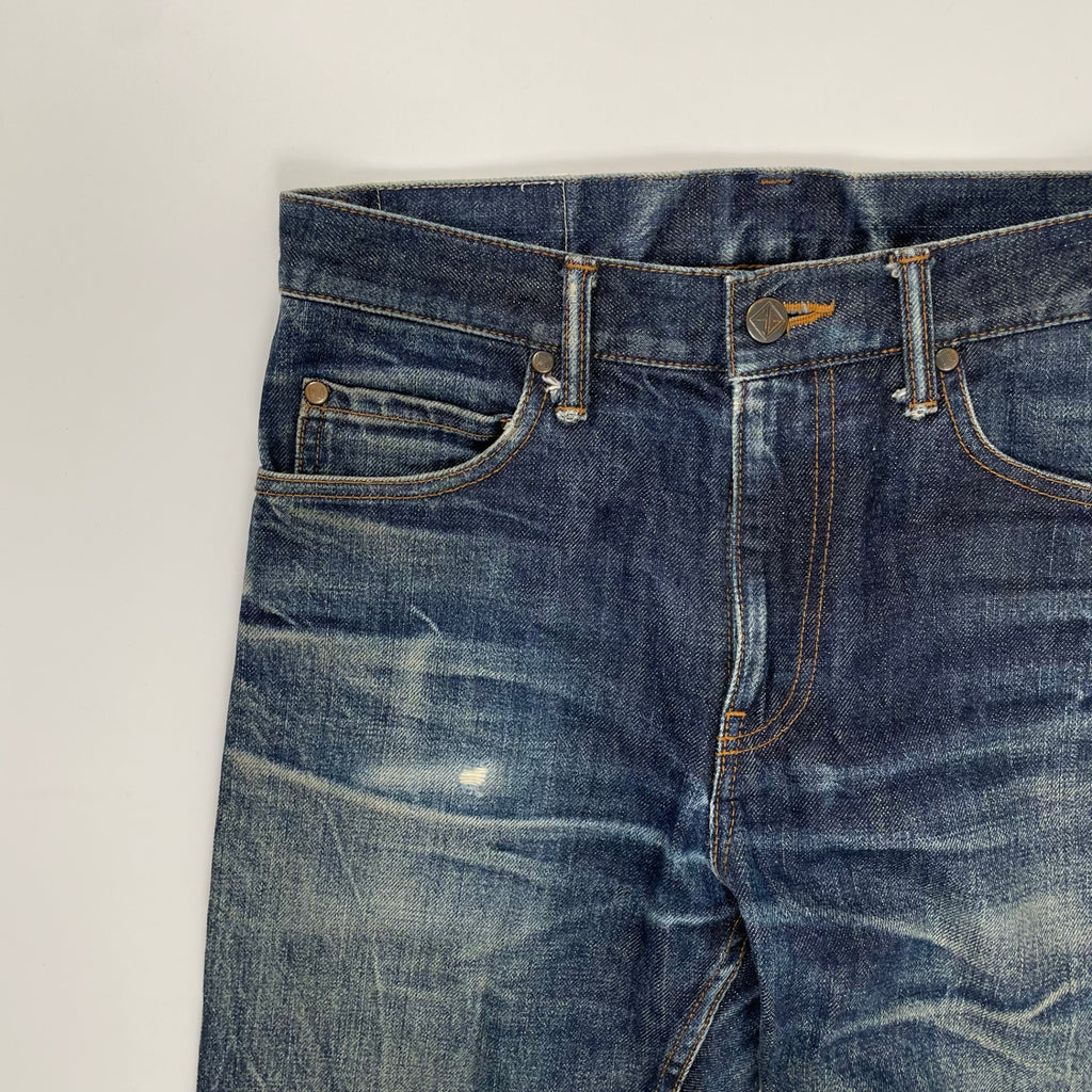 stabilizer gnz スタビライザージーンズ / セルビッジデニムパンツ 鬼ヒゲ 参考定価：30,000程度 SIZE：30