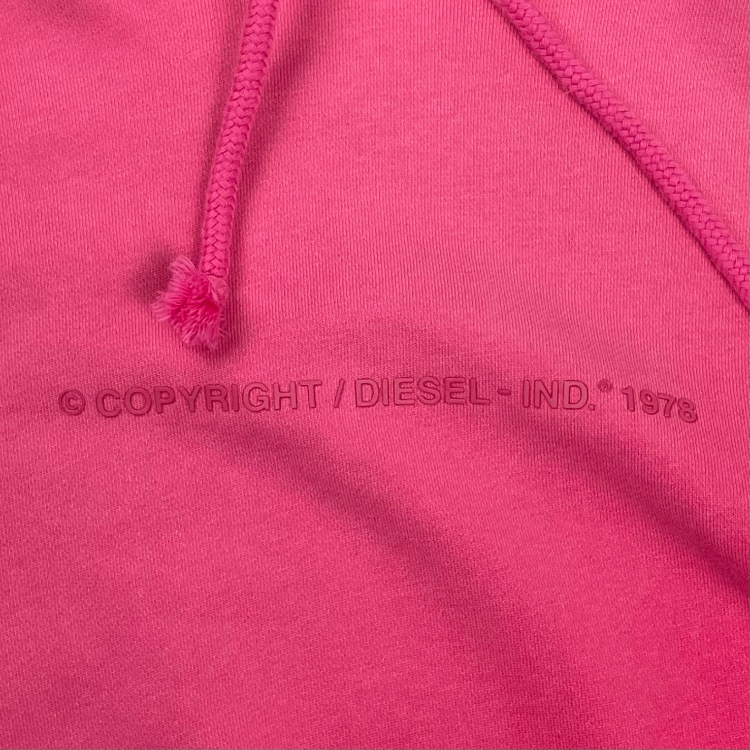 DIESEL ディーゼル / COPYRIGHT HOODIE フェードパーカー 参考定価：20,000程度 SIZE:XXS