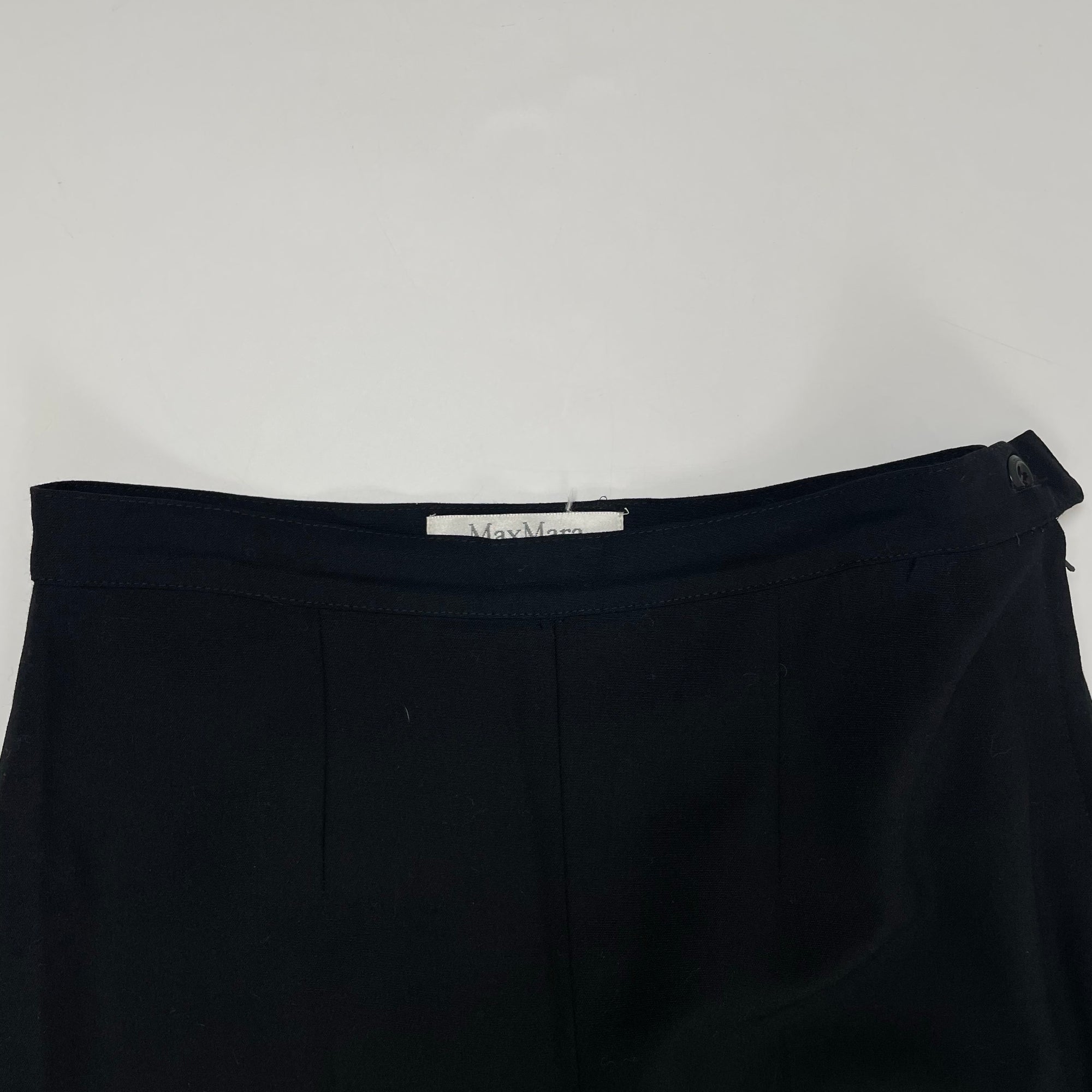 MaxMara INDISPENSABLE / アーカイブ Lycraストレッチストレートパンツ 白タグ SIZE：40