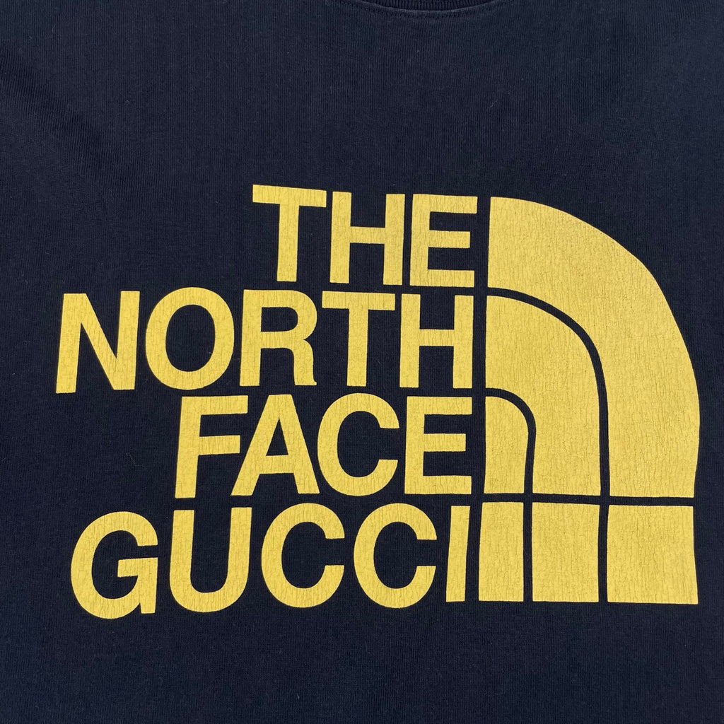 GUCCI × THE NORTH FACE / コラボロゴTEE 616036 XJDCL SIZE:XL