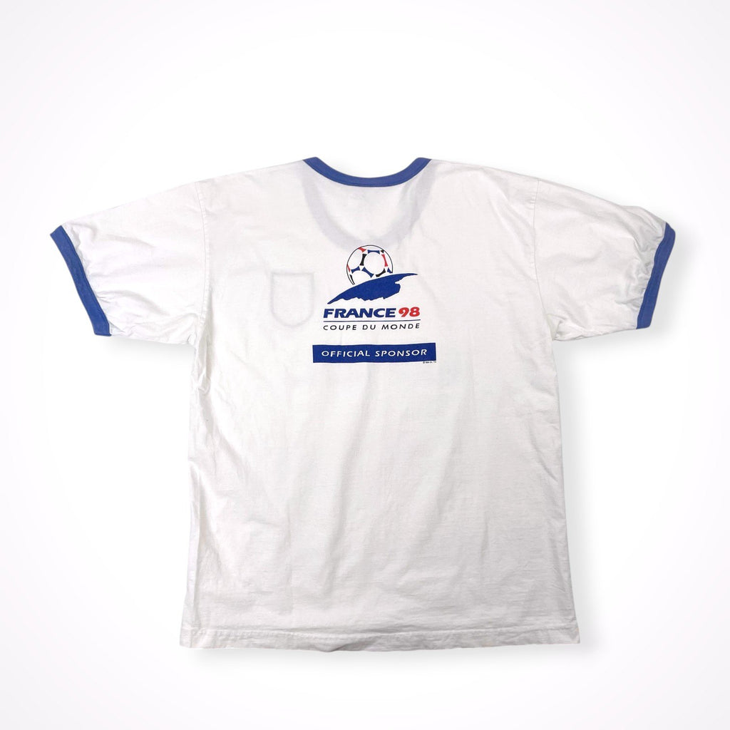 VINTAGE / 98年 フランスワールドカップ フットボールTEE SIZE:L