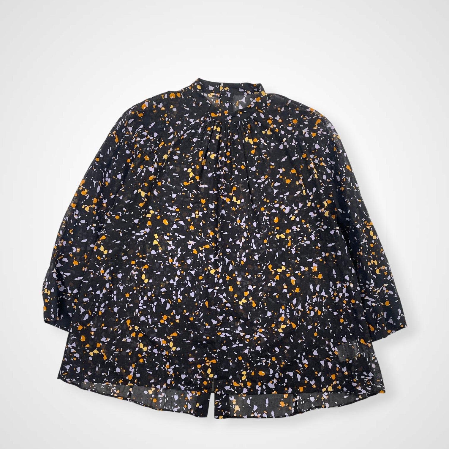 DES PRES デプレ / 総柄コットンブラウス 参考定価：35,000程度 SIZE:36