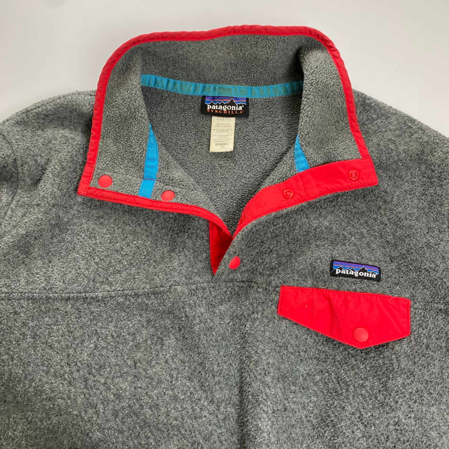 10's patagonia パタゴニア / Light Weight Synch Snap Tee Pullover シンチラスナップT 25455 レディース SIZE:L