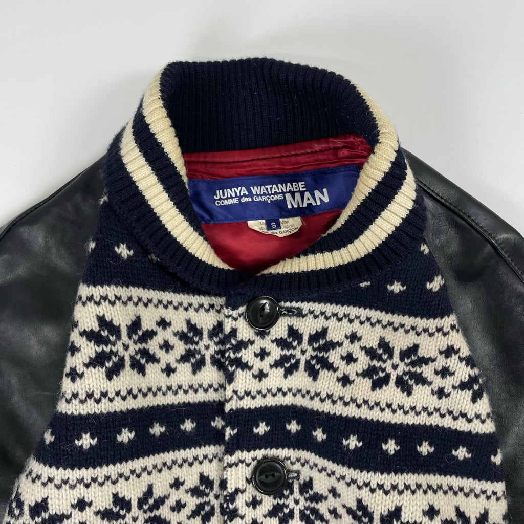 JUNYA WATANABE COMME des GARCONS MAN / 11AW ノルディック切替スタジャン SIZE:S