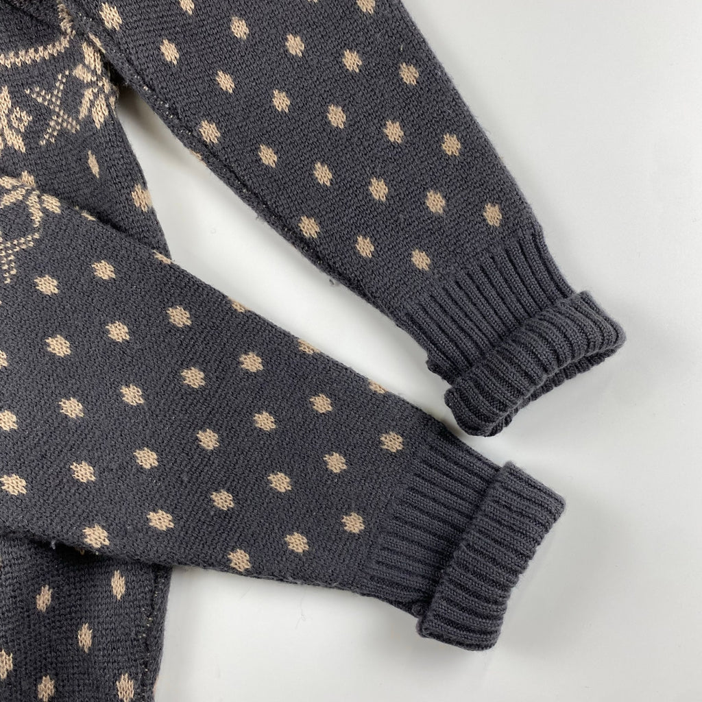 VINTAGE 赤三ツ星 RRL ダブルアールエル / ノルディック セーター ニット トナカイ SIZE：L