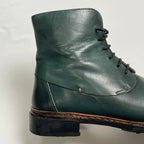 neosens ネオセンス / レザーショートブーツ グリーン 参考定価：30,000程度 SIZE：36