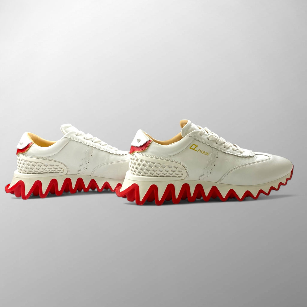 【美品】 Christian Louboutin クリスチャン ルブタン / LoubiShark Donna シャークソール スニーカー SIZE:41 1/2 （26.5cm程度） 参考定価：125,000+tax