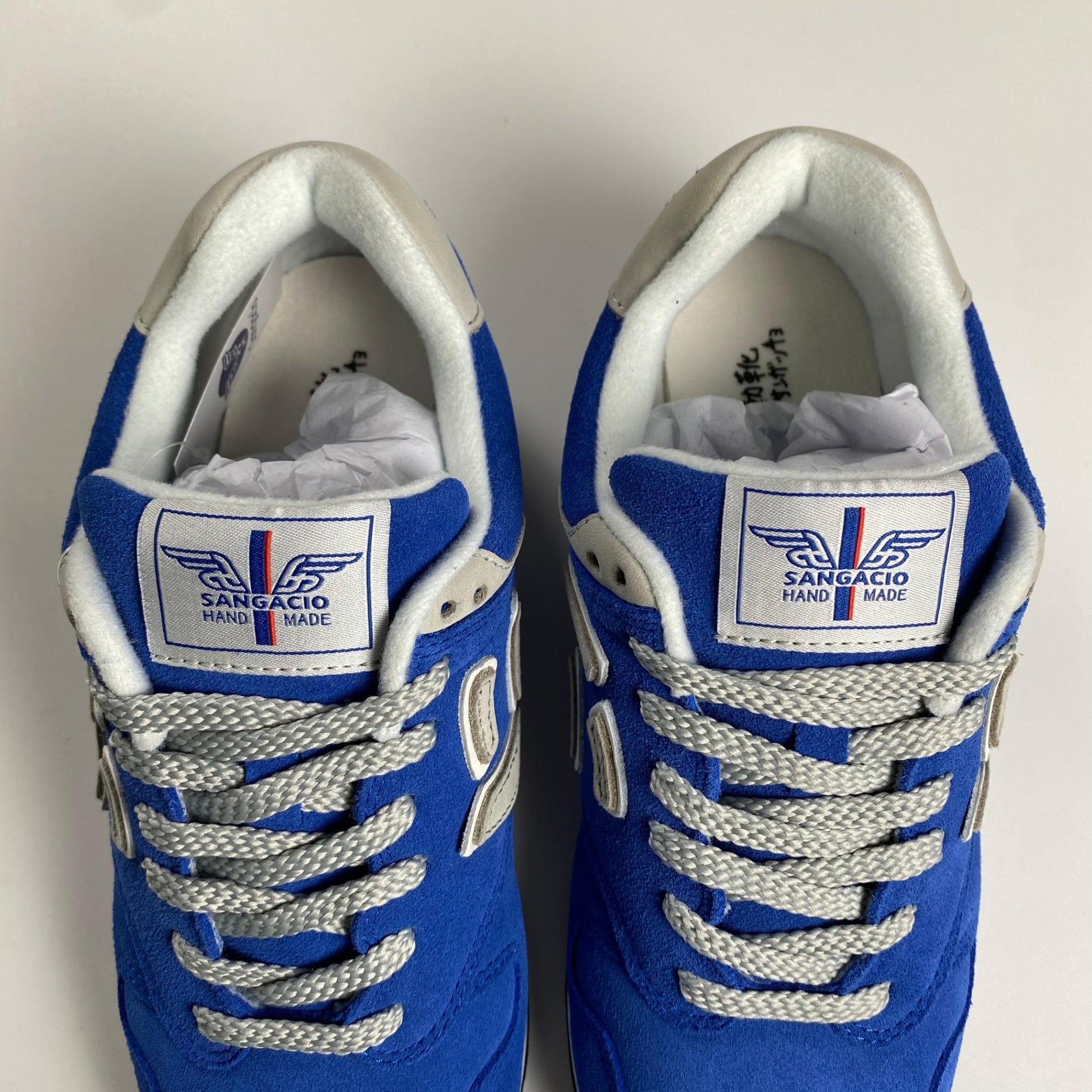 【未使用】 SANGACIO サンガッチョ / LIMITED MODEL 『SKY BLUE』 スエードレザー スニーカー 参考定価：23,000+tax SIZE:23.5cm