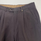 LANVIN PARIS ランバン パリ / ヴィンテージ2タックスラックス ウール100％ SIZE:W81cm