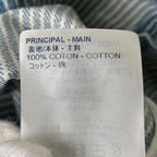 LOUIS VUITTON / 21SS ストライプモノグラムワーク デニムジャケット ヴァージルアブロー SIZE:XL