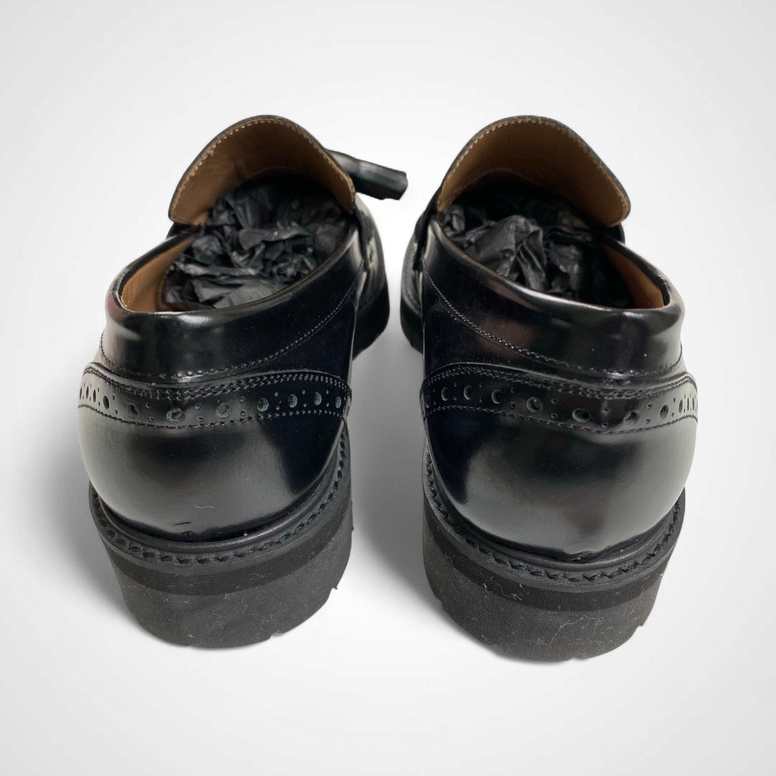 Pertini ペルティニ / タッセルローファー ブラック 参考定価：31,000+tax UNITED ARROWS取扱い SIZE:37.5(23.5cm程度)