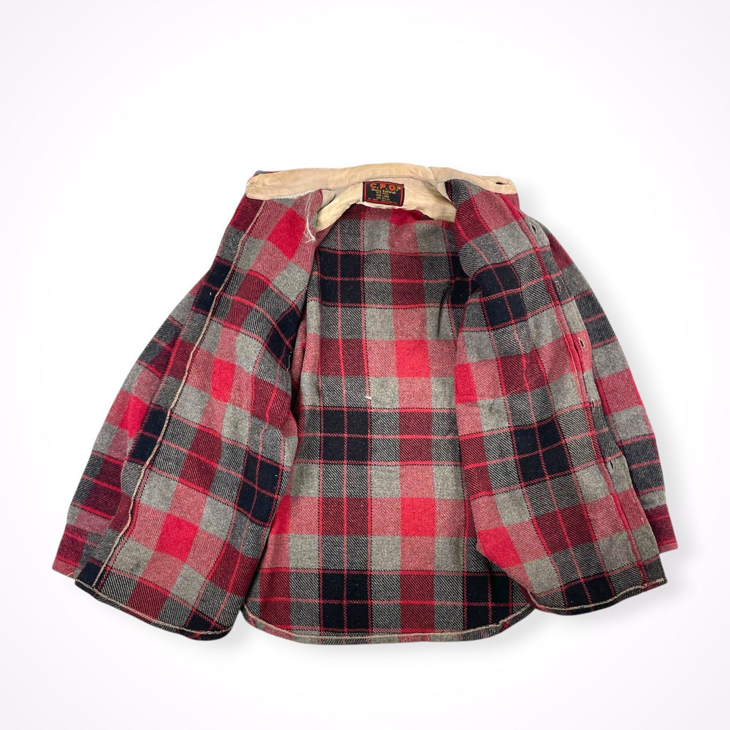 VINTAGE / 〈C.P.O〉フランネルジャケット SIZE:M