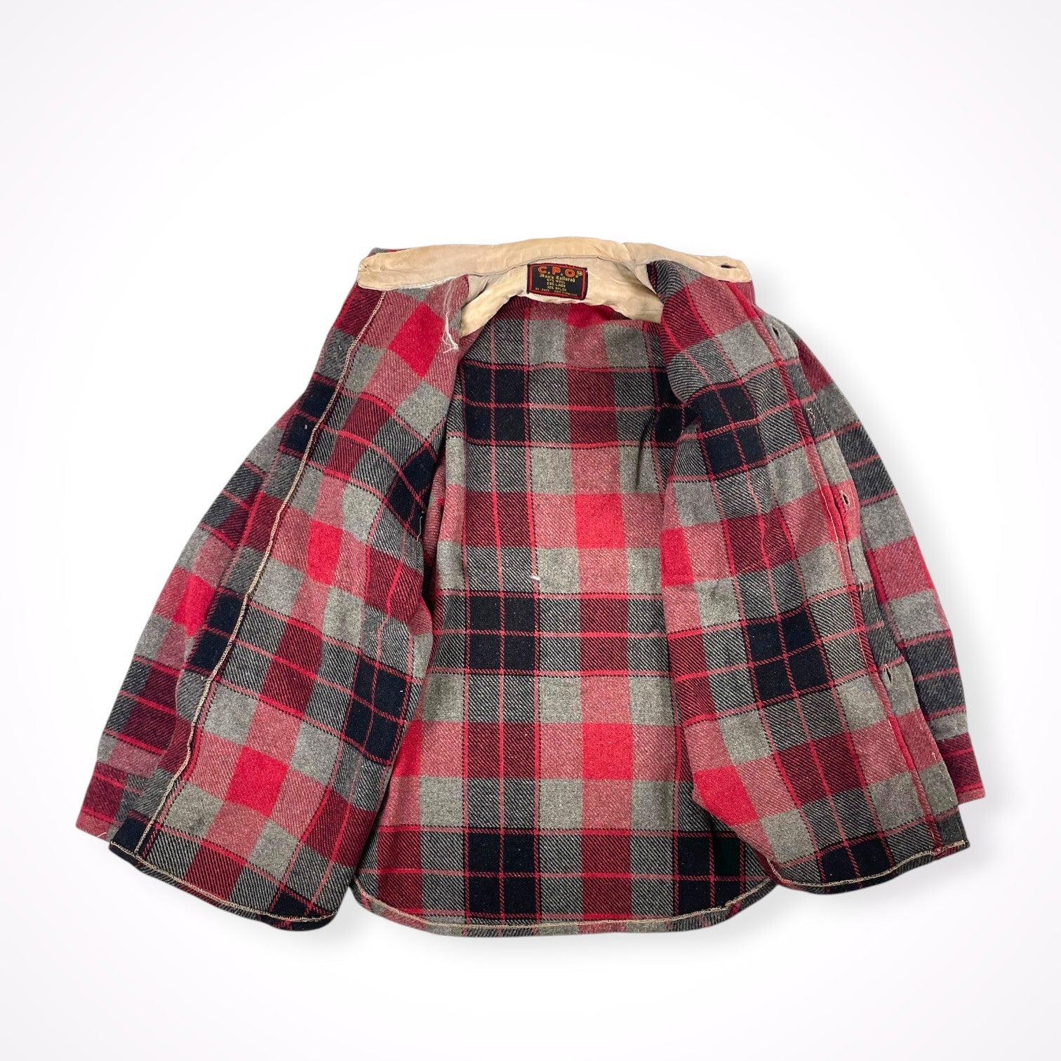 VINTAGE / 〈C.P.O〉フランネルジャケット SIZE:M