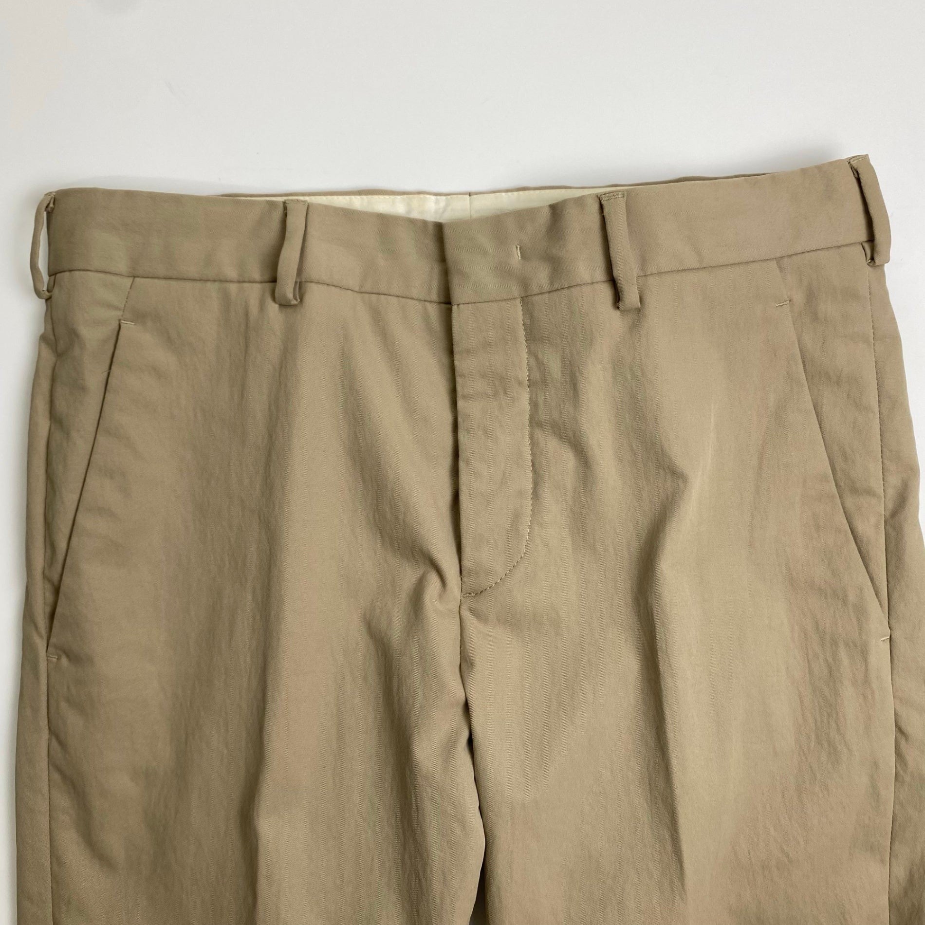 PRADA プラダ / テーパードスラックス ベージュ ポリエステル100％ SIZE:S