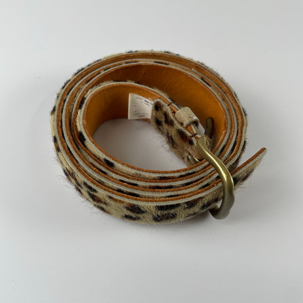 JUNYA WATANABE ジュンヤワタナベ / ハラコレザーベルト 全長113cm 10穴 76-99cm