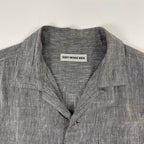 ISSEY MIYAKE MEN / 02SS リネンオープンカラーシャツ 滝沢直己期 SIZE:3