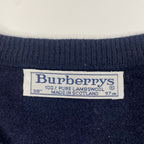 Burberry's バーバリーズ / ヴィンテージエンブレムVネックニット スコットランド製 SIZE：38