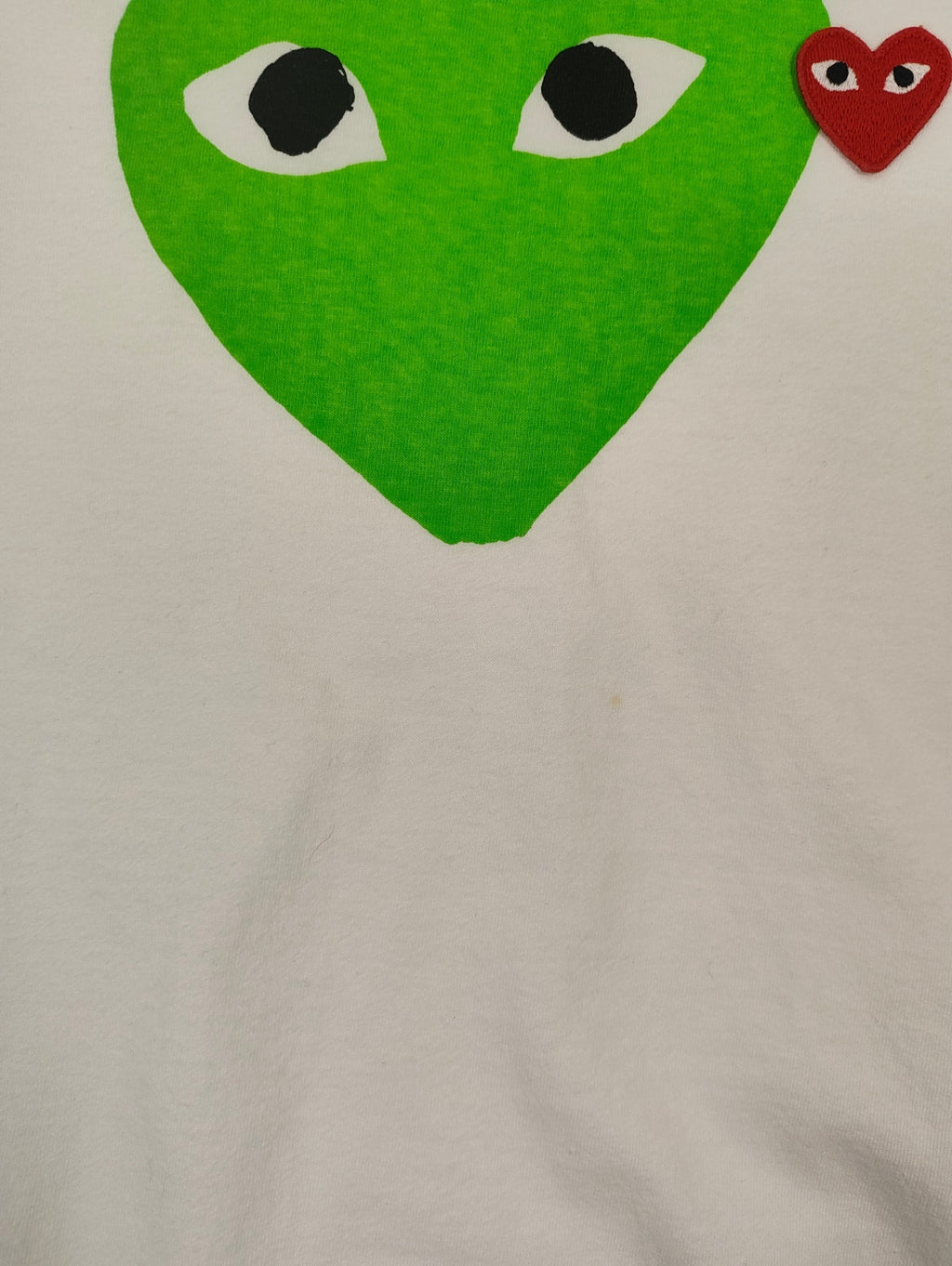 PLAY COMME des GARCONS / ハートワッペン＆プリントTEE AD2021 SIZE:XL