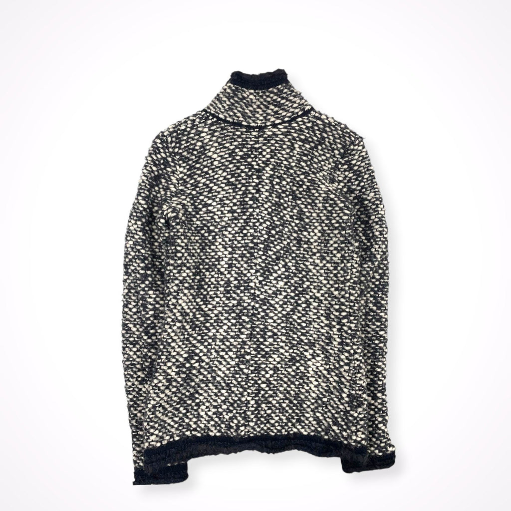 EMPORIO ARMANI / パイピングツイードニットジャケット 参考定価：100,000程度 SIZE:42
