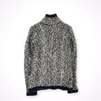 EMPORIO ARMANI / パイピングツイードニットジャケット 参考定価：100,000程度 SIZE:42