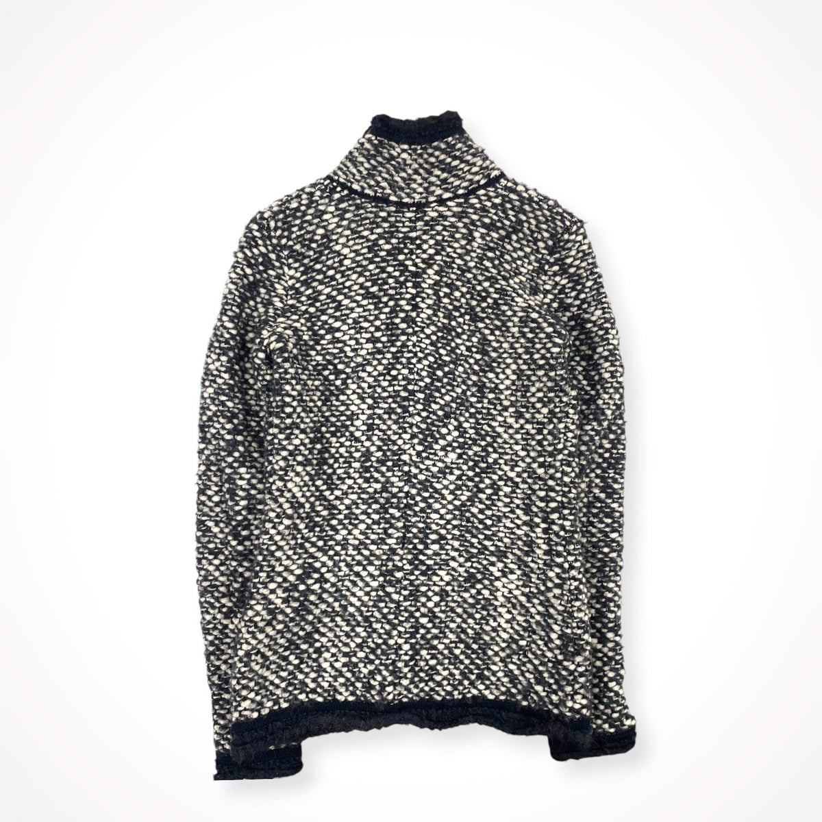 EMPORIO ARMANI / パイピングツイードニットジャケット 参考定価：100,000程度 SIZE:42