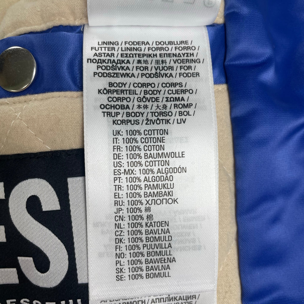 DIESEL ディーゼル / スタジャン バーシティージャケット 美品 参考定価：48,000+tax SIZE：S