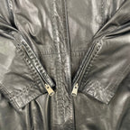 EMPORIO ARMANI / ヴィンテージラムレザーコート 参考定価：250,000程度 SIZE:44