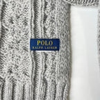 POLO RALPH LAUREN / ポロベアケーブルニットマフラー 参考定価：18,000程度