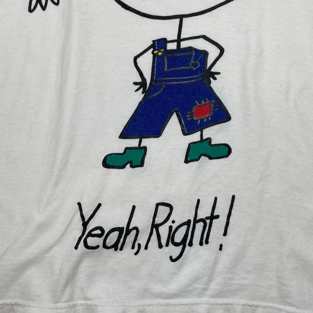 オールド FREEZE フリーズ / キャラクター プリント 半袖 Tシャツ NY USA製 SIZE：2XL