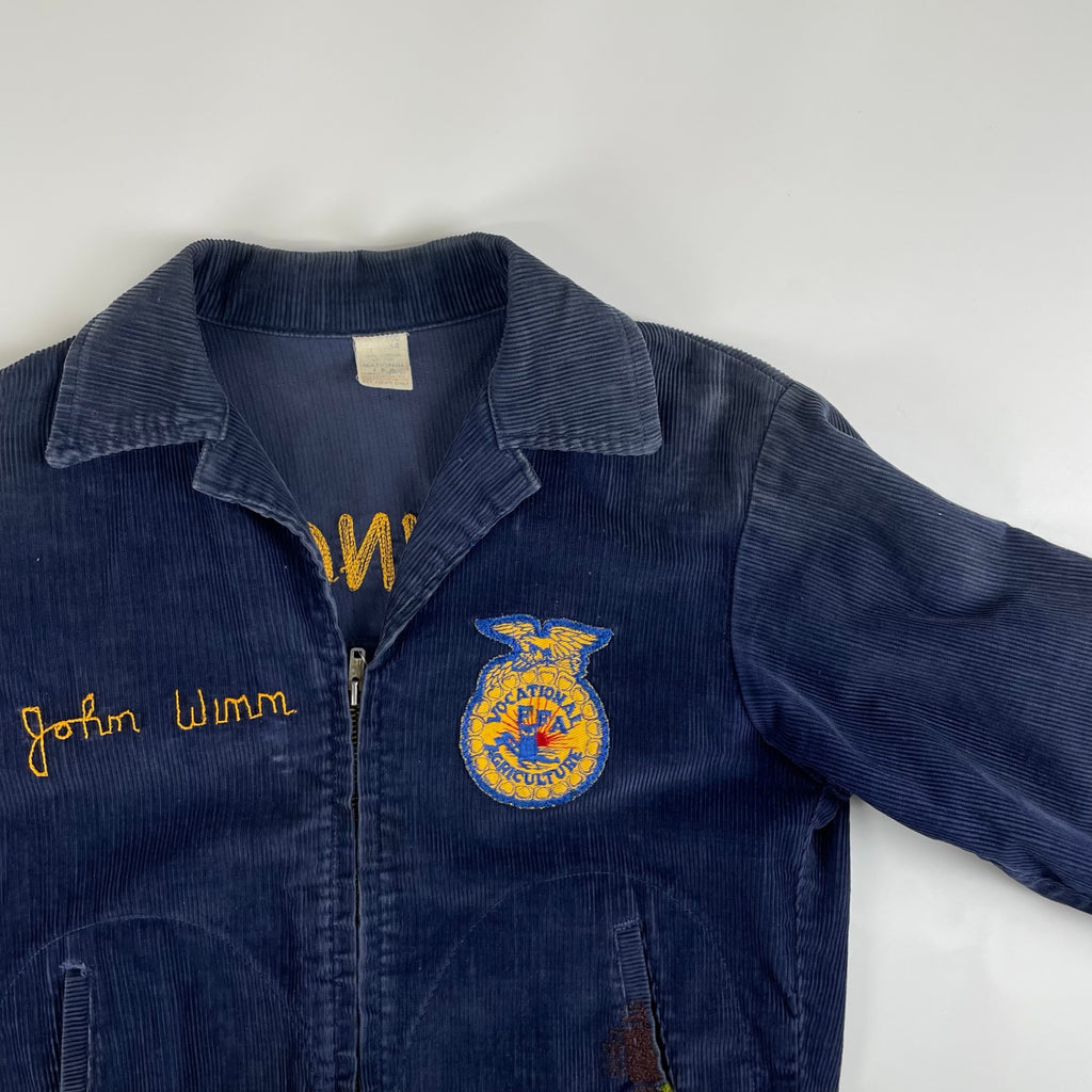 VINTAGE ヴィンテージ NATIONAL FFA / 5-60s ファーマーズジャケット ネイビー SIZE:34