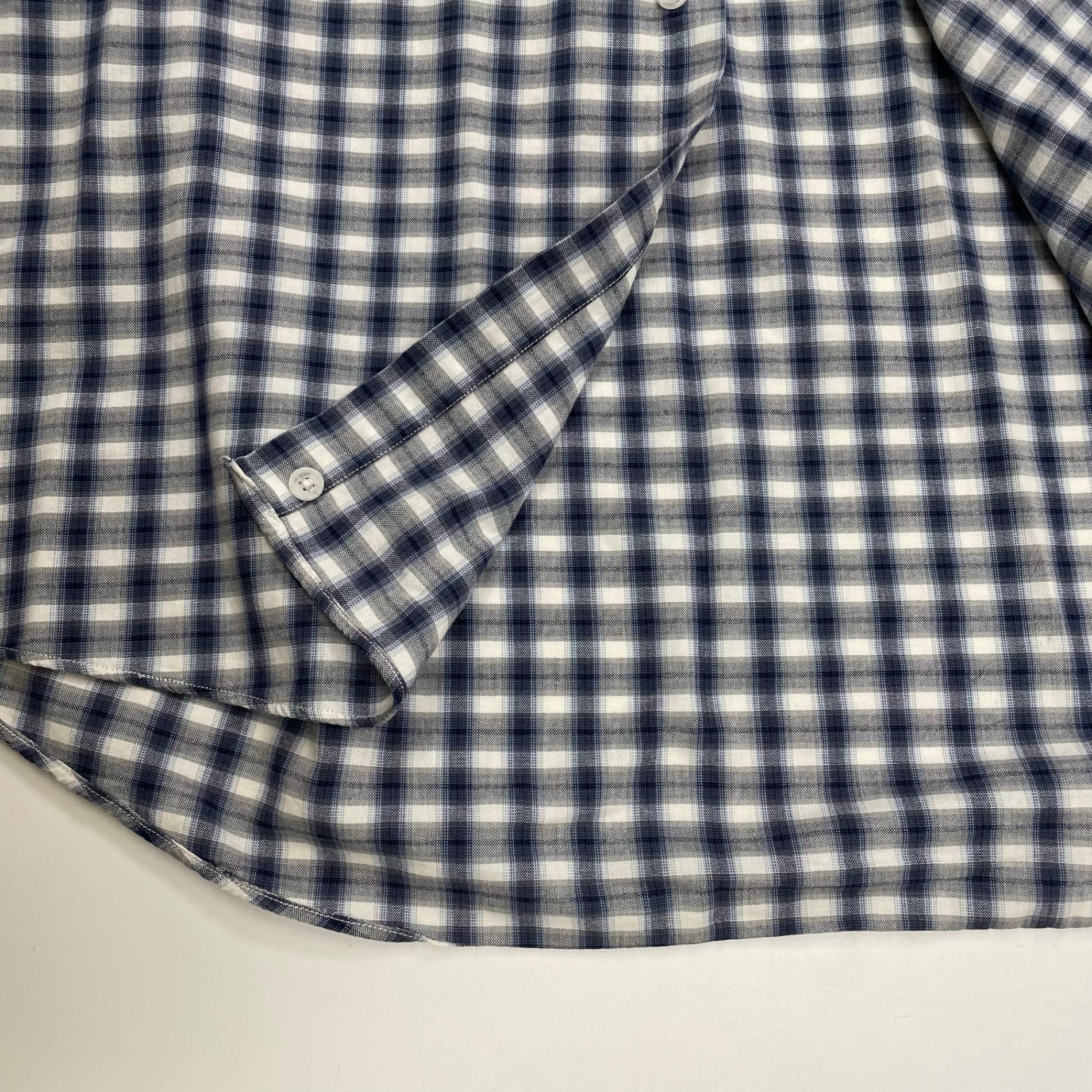 VINTAGE ヴィンテージ / GEOFFREY BEENE オンブレ風 BDチェックシャツ SIZE:XL