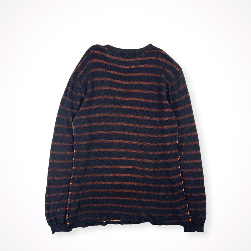 DIET BUTCHER SLIM SKIN / ボーダーロングニット 18SS SIZE：FREE
