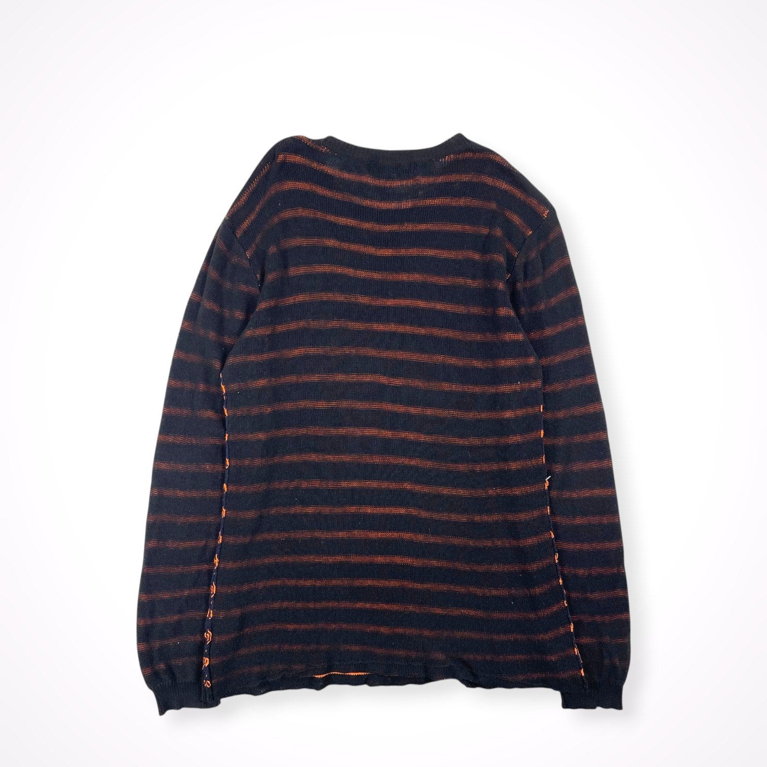 DIET BUTCHER SLIM SKIN / ボーダーロングニット 18SS SIZE：FREE