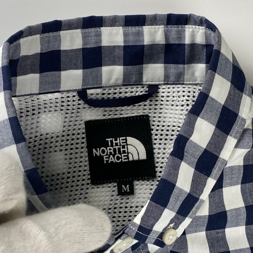 THE NORTH FACE ザ ノースフェイス / 半袖 ボタンダウン チェックシャツ NR21458 SIZE:M