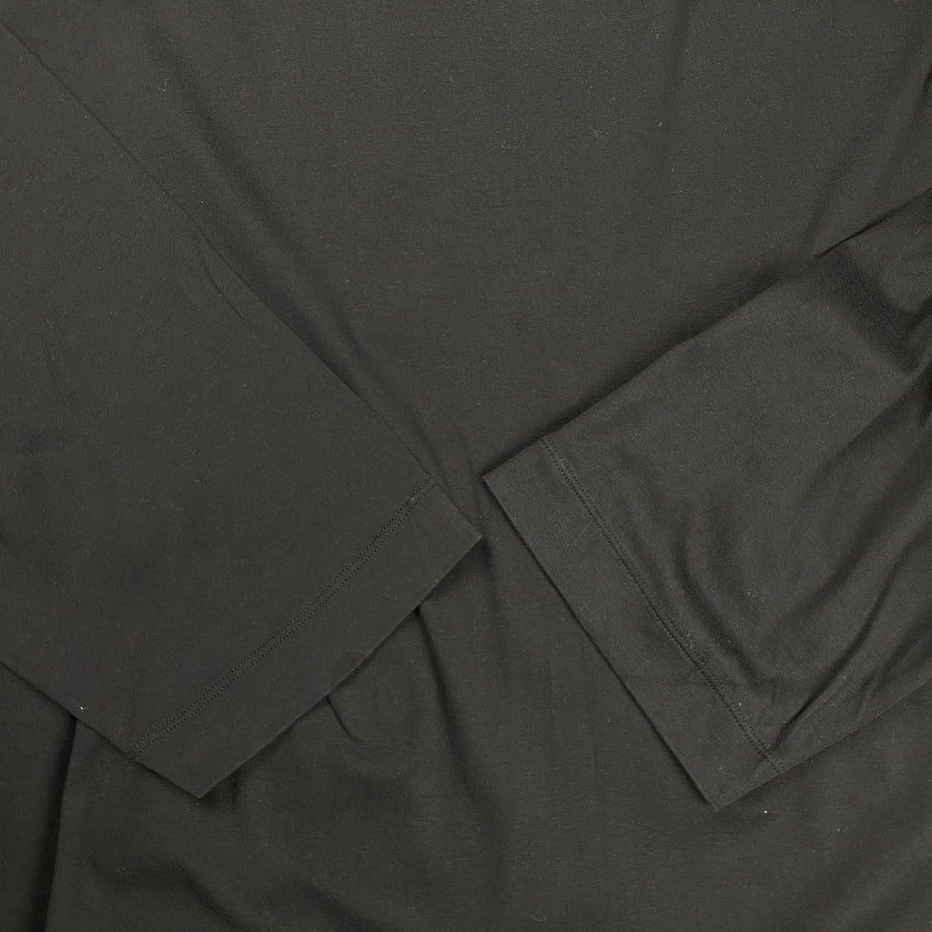 MAISON SPECIAL メゾンスペシャル / LOTUSウルトラファインスムースプライムオーバーロングカットソー ブラック SIZE：46(L程度)