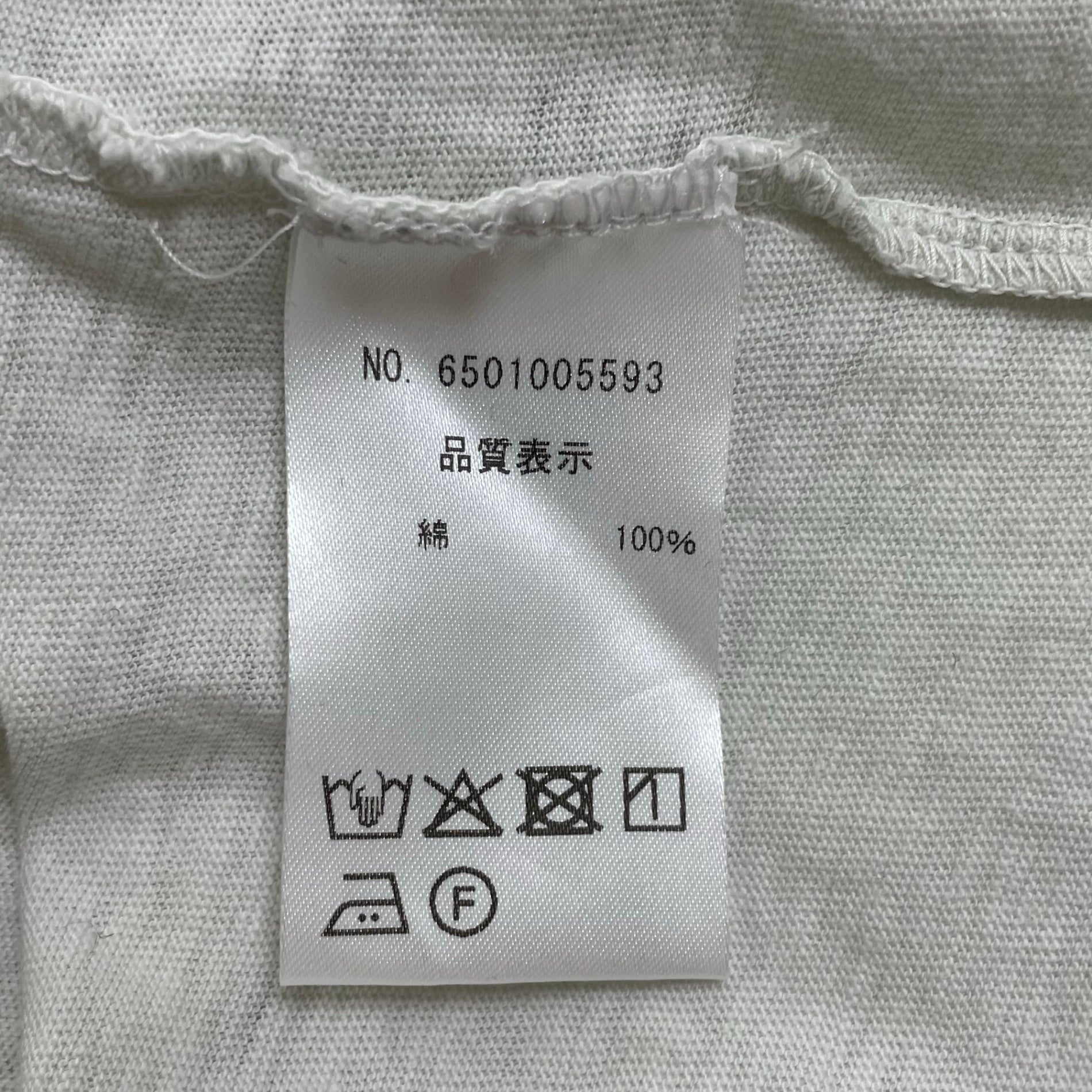 NOWOS ノーウォス / CREW NECK T-SHIRT ブルーグレイ 参考定価：17,000+tax SIZE：FREE