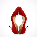 Christian Louboutin / メタルヒールスウェードパンプス 箱付 参考定価：120,000程度 SIZE:36