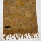 Loro Piana ロロピアーナ / フラワープリント ピュアカシミヤマフラー 美品 SIZE:45.5×178