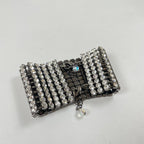 GIORGIO ARMANI / ビジューブレスレット＆イヤリングセット 参考定価：150,000程度