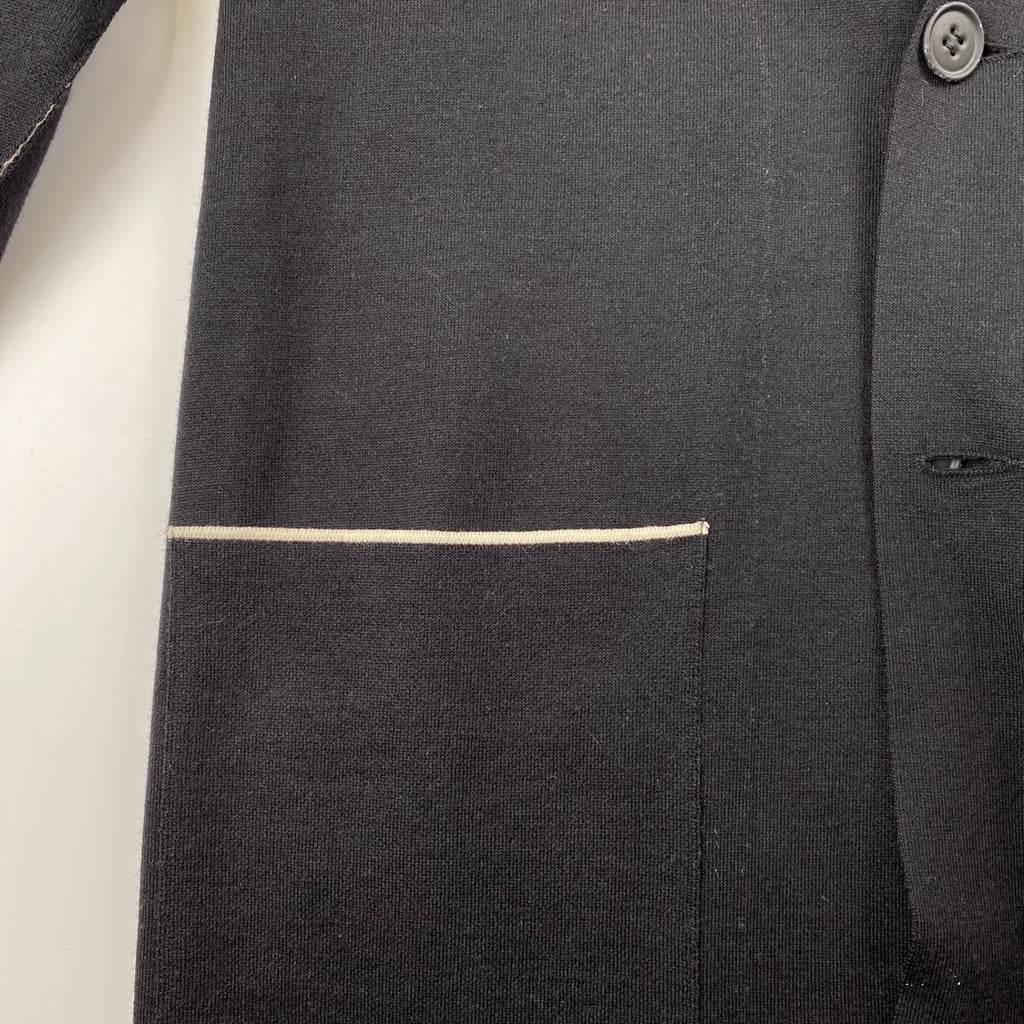 FENDI フェンディ / ニット バイカラー ジャガード ジャケット MADE IN ITALY SIZE:48（L程度）