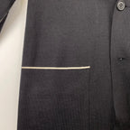 FENDI フェンディ / ニット バイカラー ジャガード ジャケット MADE IN ITALY SIZE:48（L程度）