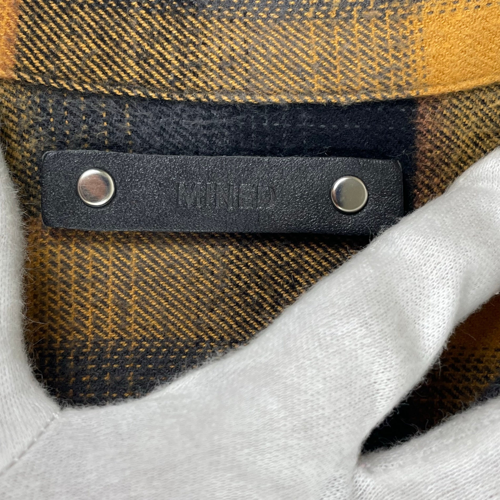 MINEDENIM マインデニム / C.R Flow Ombre Check Open Collar L/S SH オンブレシャツ 参考定価：35,000+tax 24AW SIZE：2