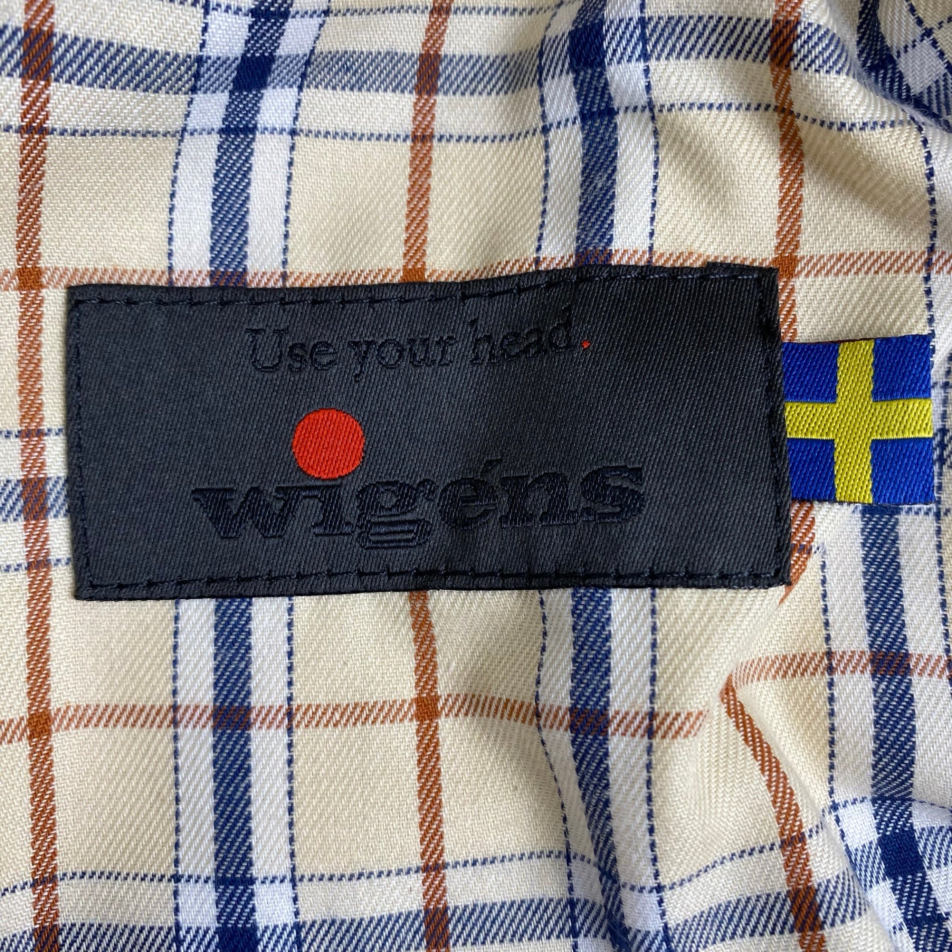 wigens ヴィーゲン / チェック柄 ハンチング スウェーデン王室御用達 参考定価：20,000程度 SIZE：59cm